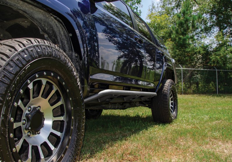 N - Fab Trail Slider Steps 19 - 20 Ford Ranger Crew Cab All Beds - SRW - Textured Black Body Armor & Protection offroad accessory | Iron Ridge Offroad