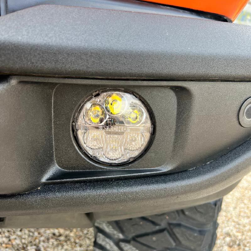 Nacho Lighting 2021+ Ford Bronco Quatro Fog Mounts Lights offroad accessory | Iron Ridge Offroad