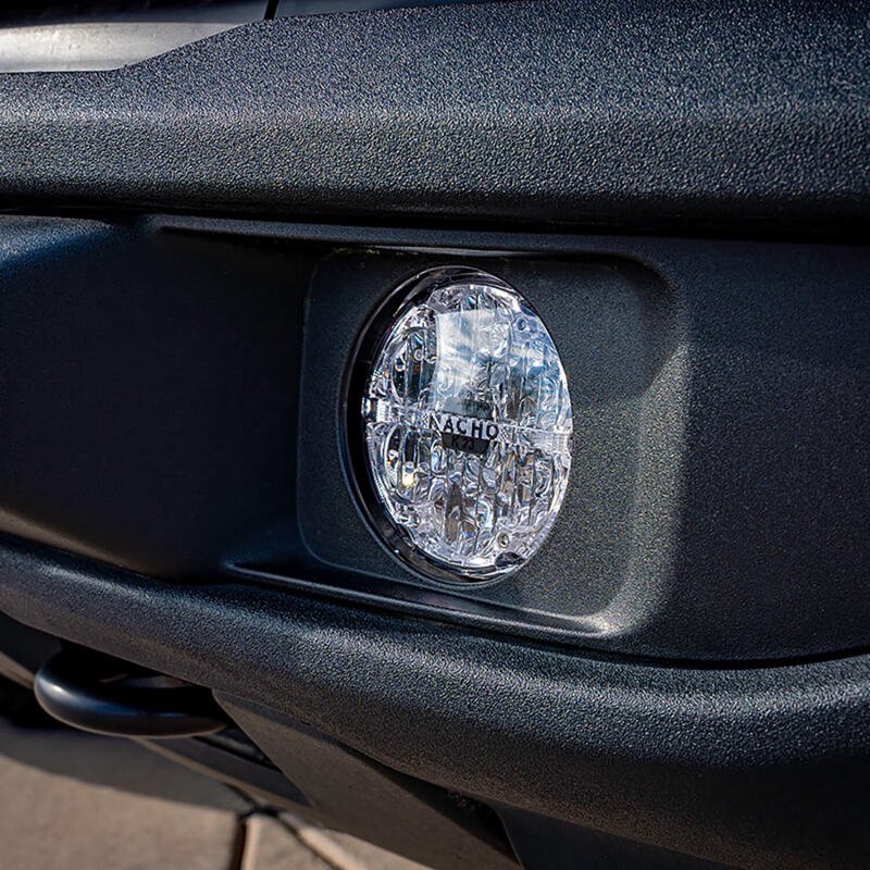 Nacho Lighting Nacho SAE Plug N Play White Fog Light Kit - 2021+ Ford Bronco Lights offroad accessory | Iron Ridge Offroad