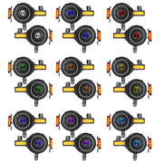 Oracle 2021+ Ford Bronco Oculus Bi - LED Projector Headlights - ColorSHIFT LED Lights offroad accessory | Iron Ridge Offroad