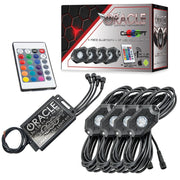 Oracle Bluetooth + RF Underbody Rock Light Kit - 4 PCS - ColorSHIFT Lights offroad accessory | Iron Ridge Offroad