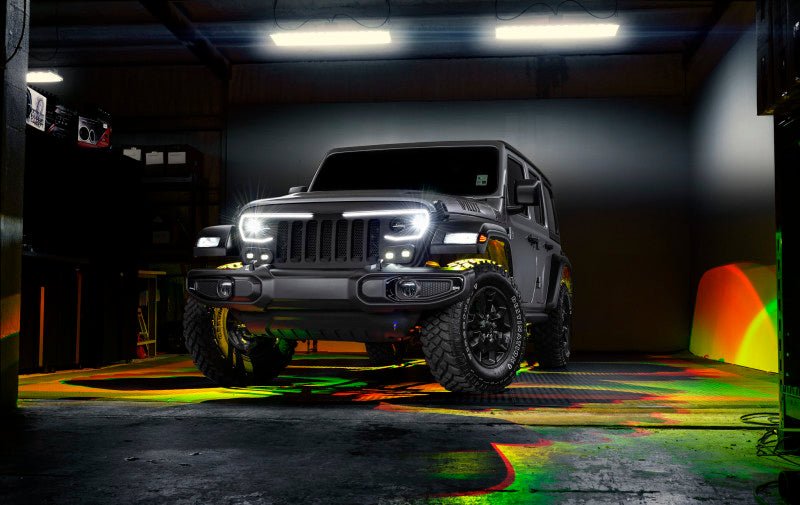 Oracle Bluetooth + RF Underbody Rock Light Kit - 4 PCS - ColorSHIFT Lights offroad accessory | Iron Ridge Offroad