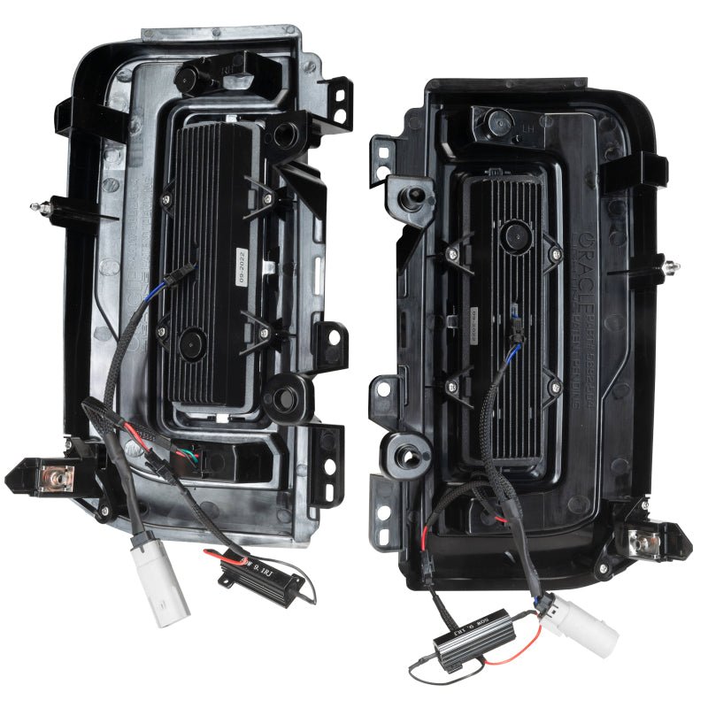 Oracle Flush Mount Tinted LED Tail Lights - Halogen Models - 2021+ Ford Bronco Lights offroad accessory | Iron Ridge Offroad