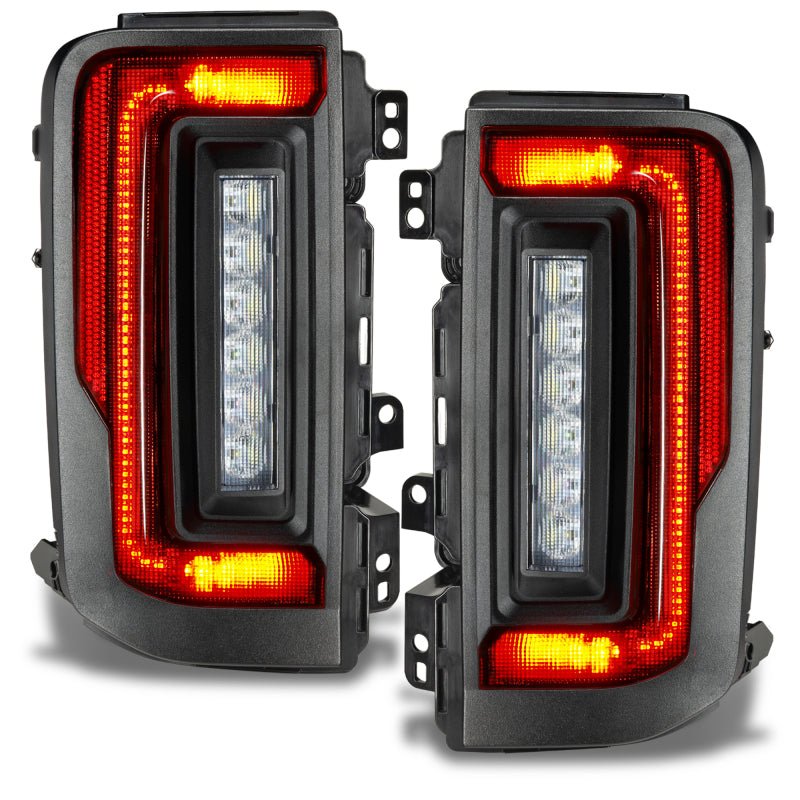 Oracle Flush Mount Tinted LED Tail Lights - Halogen Models - 2021+ Ford Bronco Lights offroad accessory | Iron Ridge Offroad