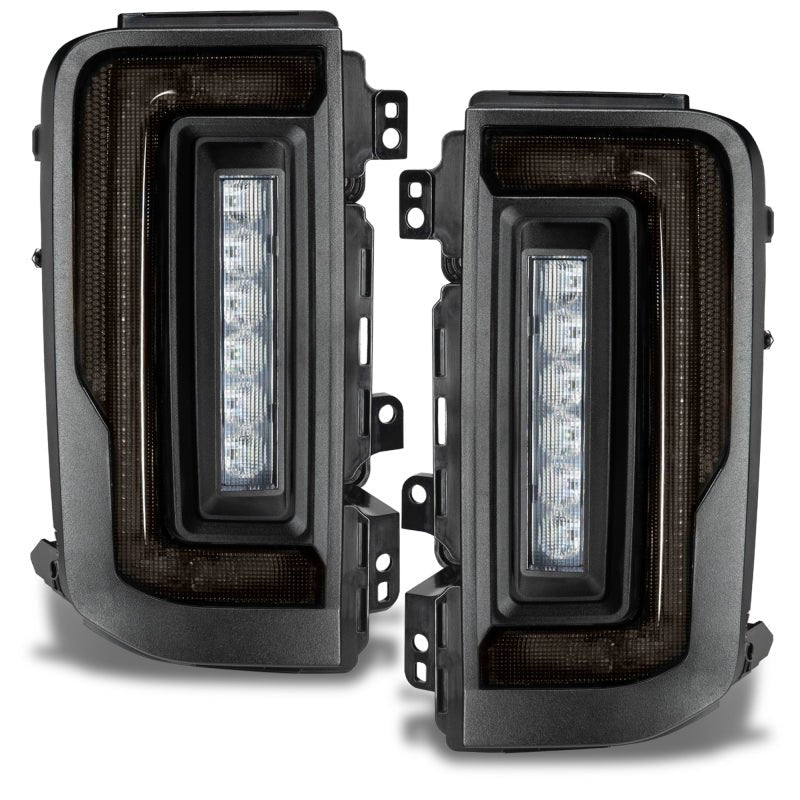 Oracle Flush Mount Tinted LED Tail Lights - Halogen Models - 2021+ Ford Bronco Lights offroad accessory | Iron Ridge Offroad
