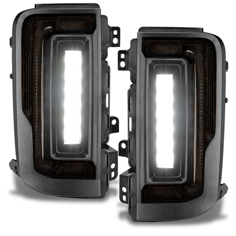 Oracle Flush Mount Tinted LED Tail Lights - Halogen Models - 2021+ Ford Bronco Lights offroad accessory | Iron Ridge Offroad