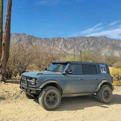 Oracle Integrated Roof LED Black Light Bar - 2021+ Ford Bronco Lights offroad accessory | Iron Ridge Offroad