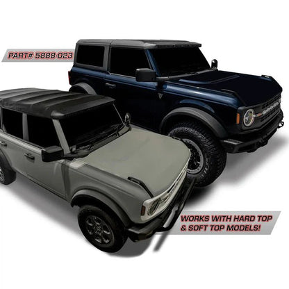 Oracle Integrated Roof LED Black Light Bar - 2021+ Ford Bronco Lights offroad accessory | Iron Ridge Offroad