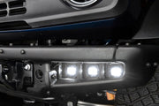 ORACLE Lighting 2021 - 2024 Ford Bronco Triple LED Fog Light Kit for Steel Bumper - White Lights offroad accessory | Iron Ridge Offroad