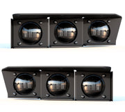 ORACLE Lighting 2021 - 2024 Ford Bronco Triple LED Fog Light Kit for Steel Bumper - White Lights offroad accessory | Iron Ridge Offroad