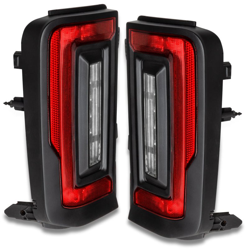 Oracle Lighting 21 - 22 Ford Bronco Flush Style LED Taillights – Low Profile, Signature Perimeter Lighting, High - Powered Reverse Lights Lights offroad accessory | Iron Ridge Offroad