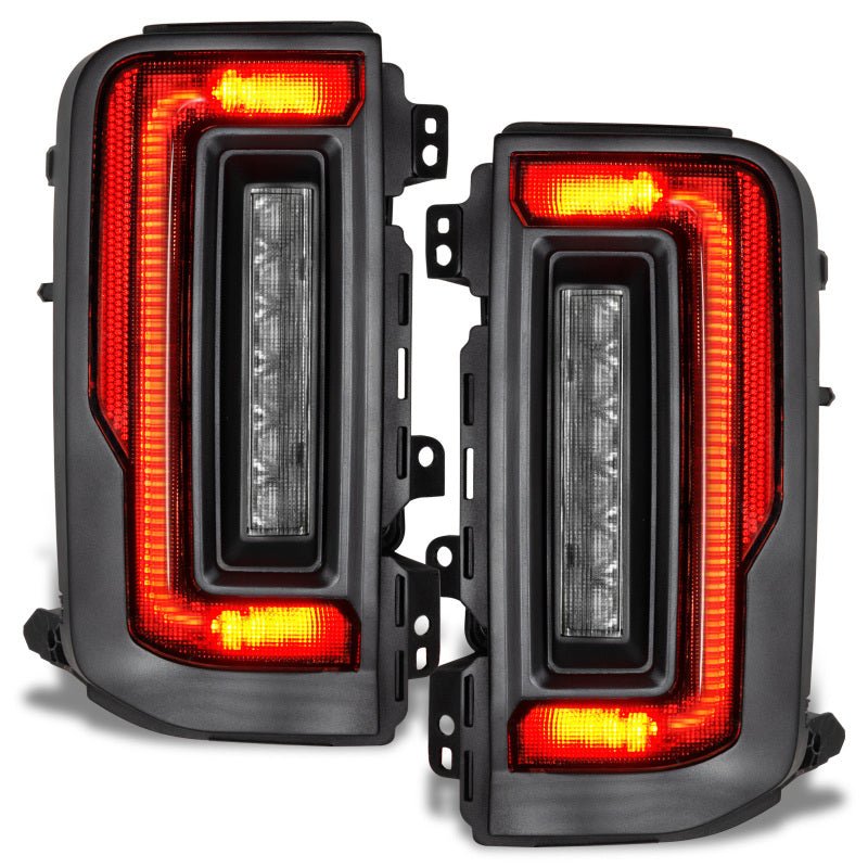 Oracle Lighting 21 - 22 Ford Bronco Flush Style LED Taillights – Low Profile, Signature Perimeter Lighting, High - Powered Reverse Lights Lights offroad accessory | Iron Ridge Offroad