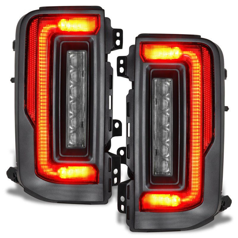 Oracle Lighting 21 - 22 Ford Bronco Flush Style LED Taillights – Low Profile, Signature Perimeter Lighting, High - Powered Reverse Lights Lights offroad accessory | Iron Ridge Offroad