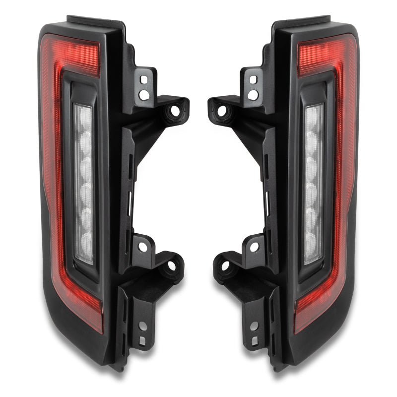Oracle Lighting 21 - 22 Ford Bronco Flush Style LED Taillights – Low Profile, Signature Perimeter Lighting, High - Powered Reverse Lights Lights offroad accessory | Iron Ridge Offroad