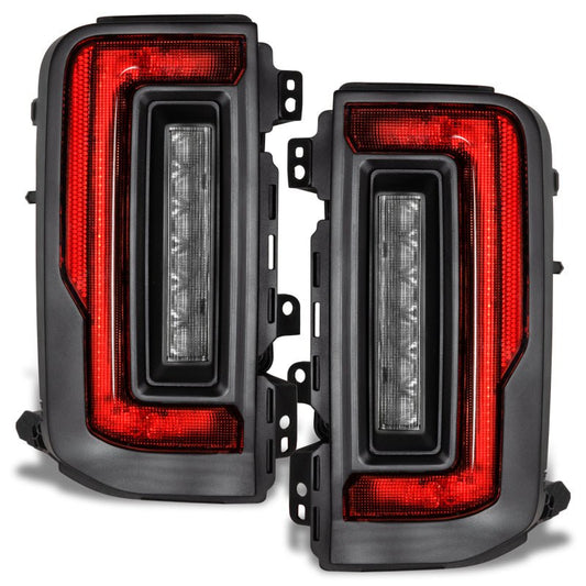Oracle Lighting 21 - 22 Ford Bronco Flush Style LED Taillights – Low Profile, Signature Perimeter Lighting, High - Powered Reverse Lights Lights offroad accessory | Iron Ridge Offroad