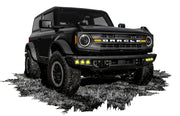 ORACLE Lighting 21 - 22 Ford Bronco Triple LED Fog Light Kit for Steel Bumper - Yellow Lights offroad accessory | Iron Ridge Offroad