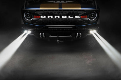 Oracle Lighting 21 - 24 Ford Bronco Off Road Laser and LED Fog Light Kit for Steel Bumper Lights offroad accessory | Iron Ridge Offroad