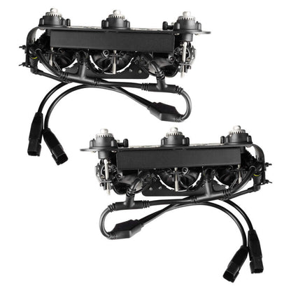 Oracle Lighting 21 - 24 Ford Bronco Off Road Laser and LED Fog Light Kit for Steel Bumper Lights offroad accessory | Iron Ridge Offroad