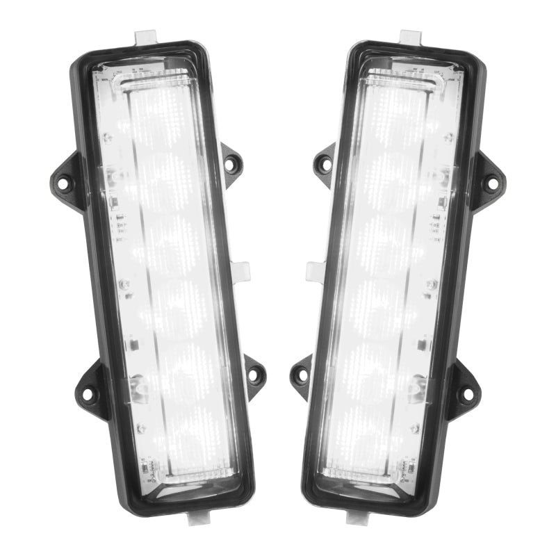 Oracle Lighting Dual Function Reverse Amber / White LED Flush Taillight - 2021+ Ford Bronco Lights offroad accessory | Iron Ridge Offroad