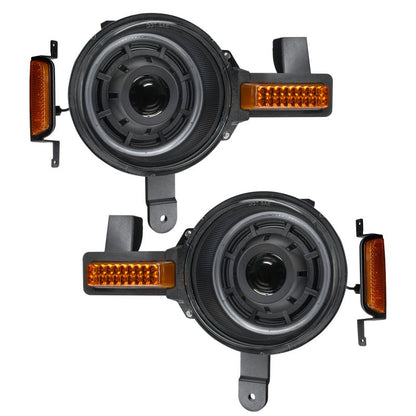 Oracle Oculus BI - LED Amber DRL Projector Headlights - 2021+ Ford Bronco Lights offroad accessory | Iron Ridge Offroad