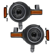 Oracle Oculus Bi - LED Amber/White Switchback Projector Headlights - 2021+ Ford Bronco Lights offroad accessory | Iron Ridge Offroad