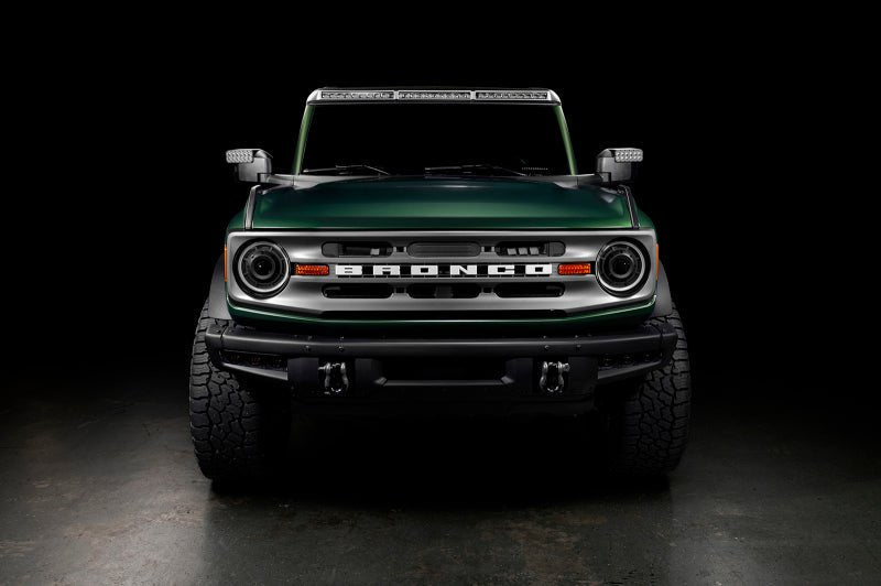 Oracle Oculus Bi - LED White DRL Projector Headlights - 2021+ Ford Bronco Lights offroad accessory | Iron Ridge Offroad