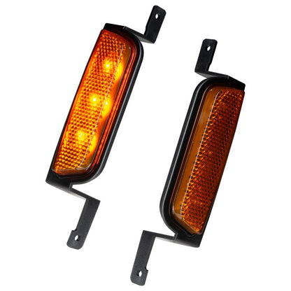 Oracle Oculus Bi - LED White DRL Projector Headlights - 2021+ Ford Bronco Lights offroad accessory | Iron Ridge Offroad