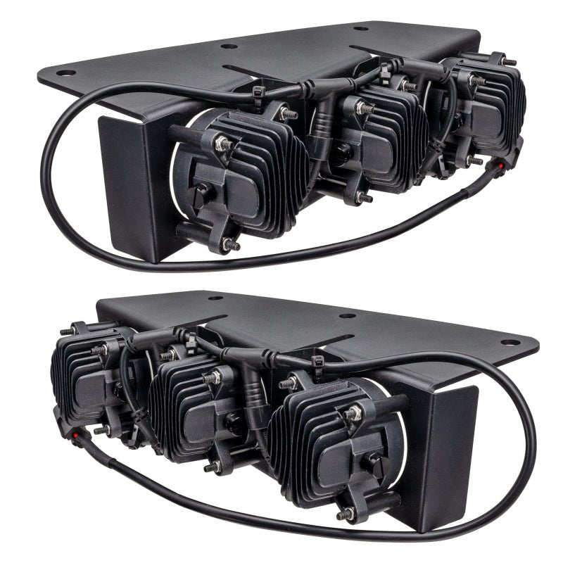 Oracle Triple LED Amber Fog Light Kit - 2021+ Ford Bronco w/ Steel Bumper Lights offroad accessory | Iron Ridge Offroad