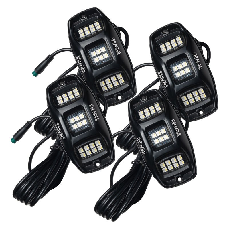 Oracle Underbody RGB+W Wheel Well Rock Light Kit - 4 PCS - ColorSHIFT Lights offroad accessory | Iron Ridge Offroad