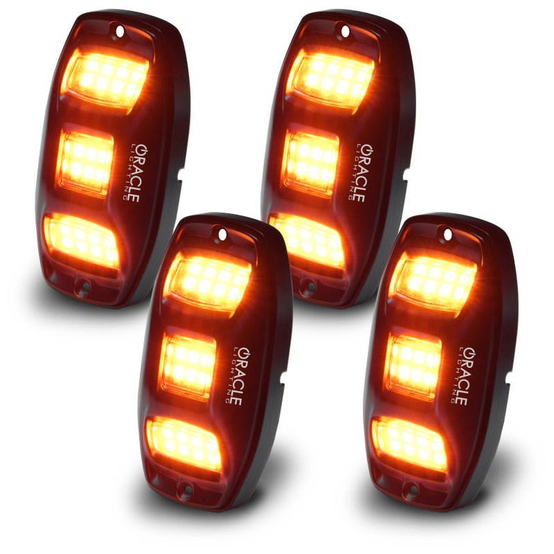 Oracle Underbody RGB+W Wheel Well Rock Light Kit - 4 PCS - ColorSHIFT Lights offroad accessory | Iron Ridge Offroad