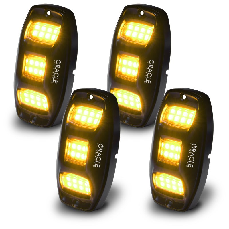 Oracle Underbody RGB+W Wheel Well Rock Light Kit - 4 PCS - ColorSHIFT Lights offroad accessory | Iron Ridge Offroad