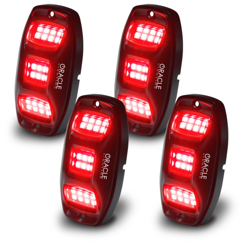 Oracle Underbody RGB+W Wheel Well Rock Light Kit - 4 PCS - ColorSHIFT Lights offroad accessory | Iron Ridge Offroad