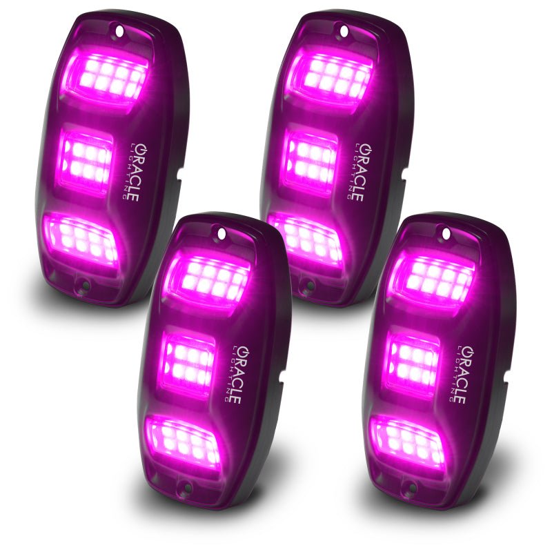 Oracle Underbody RGB+W Wheel Well Rock Light Kit - 4 PCS - ColorSHIFT Lights offroad accessory | Iron Ridge Offroad