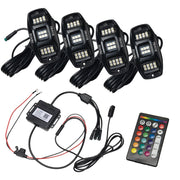 Oracle Underbody RGB+W Wheel Well Rock Light Kit - 4 PCS - ColorSHIFT Lights offroad accessory | Iron Ridge Offroad