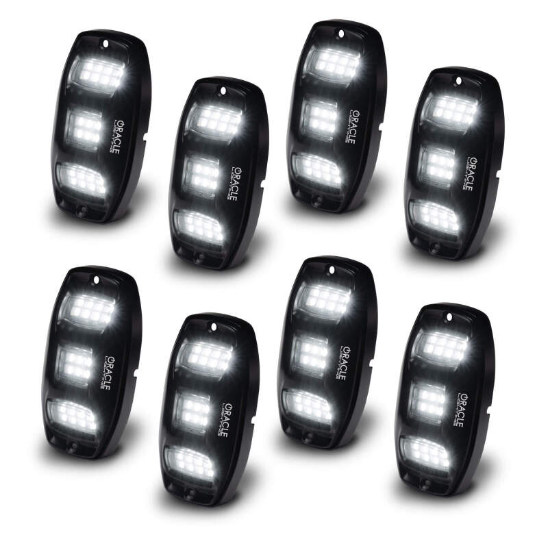 Oracle Underbody RGB+W Wheel Well Rock Light Kit - 8 PCS - ColorSHIFT Lights offroad accessory | Iron Ridge Offroad