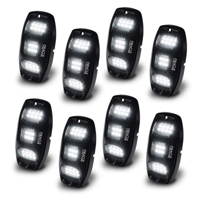 Oracle Underbody RGB+W Wheel Well Rock Light Kit - 8 PCS - ColorSHIFT Lights offroad accessory | Iron Ridge Offroad