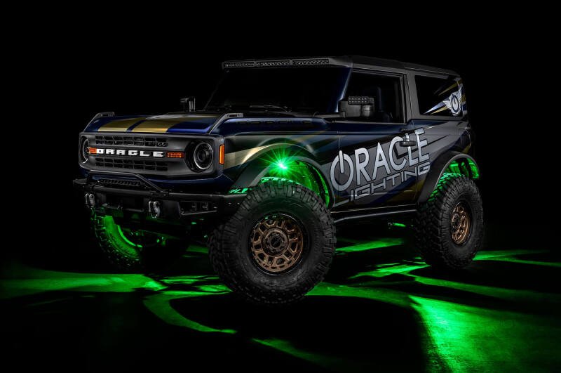 Oracle Underbody RGB+W Wheel Well Rock Light Kit - 8 PCS - ColorSHIFT Lights offroad accessory | Iron Ridge Offroad