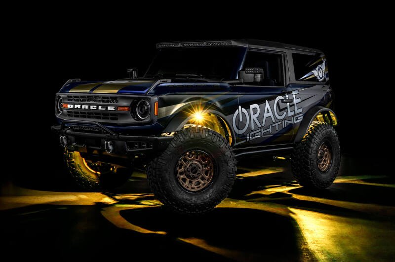 Oracle Underbody RGB+W Wheel Well Rock Light Kit - 8 PCS - ColorSHIFT Lights offroad accessory | Iron Ridge Offroad