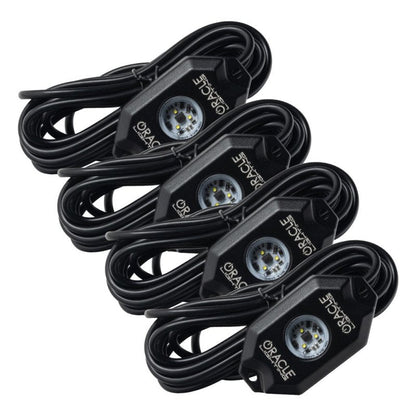 Oracle Underbody Wheel Well Rock Light Kit - White 4PCS - 5000K Lights offroad accessory | Iron Ridge Offroad
