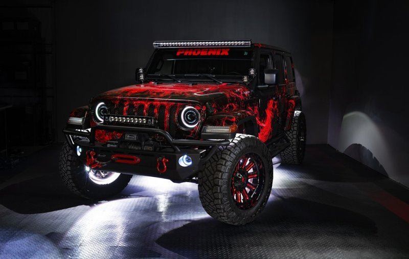 Oracle Underbody Wheel Well Rock Light Kit - White 4PCS - 5000K Lights offroad accessory | Iron Ridge Offroad