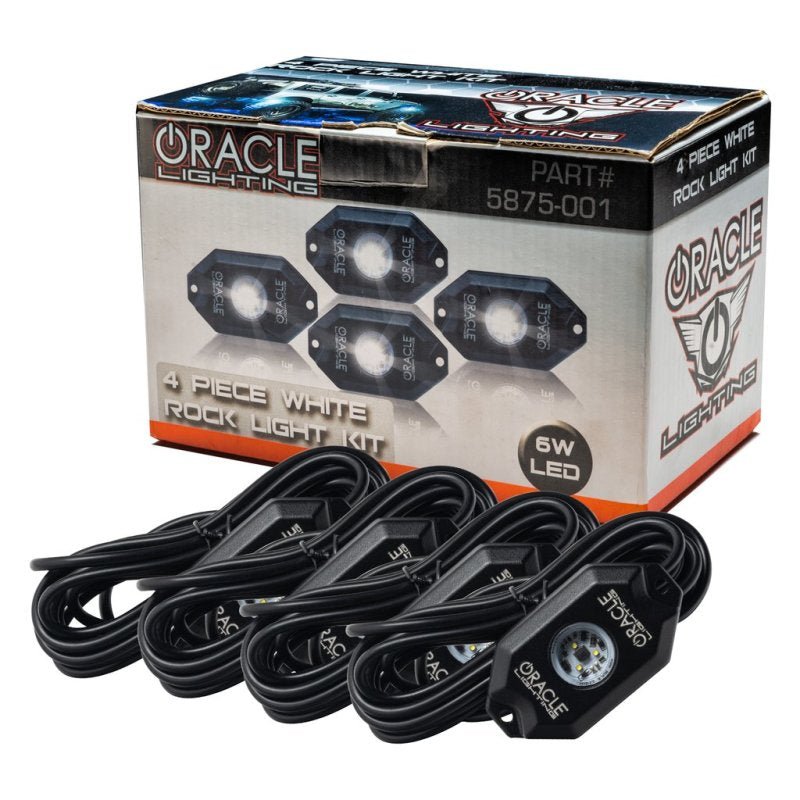 Oracle Underbody Wheel Well Rock Light Kit - White 4PCS - 5000K Lights offroad accessory | Iron Ridge Offroad