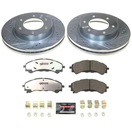 Power Stop 19 - 22 Ford Ranger Front Z36 Truck & Tow Brake Kit Brakes, Rotors & Pads offroad accessory | Iron Ridge Offroad