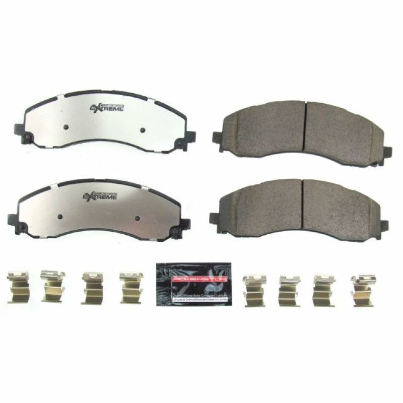 PowerStop Brake Pads (FRONT): Ram 2500 / 3500 2019 - 2024 w/ Hardware Brakes, Rotors & Pads offroad accessory | Iron Ridge Offroad