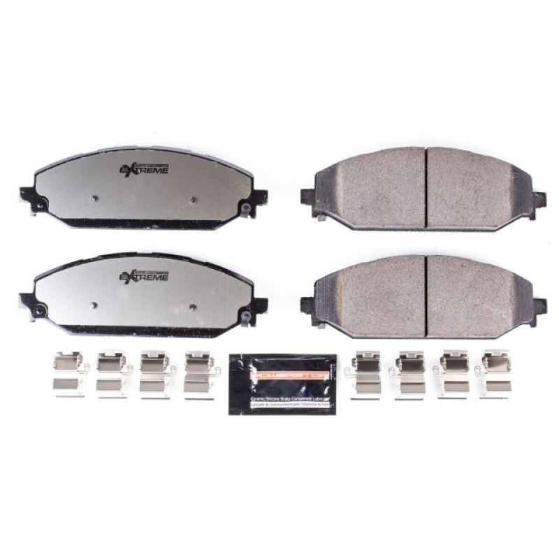 PowerStop Z36 Truck & Tow Brake Pads (FRONT): Dodge Ram 1500 (19) / Jeep Wagoneer Brakes, Rotors & Pads offroad accessory | Iron Ridge Offroad