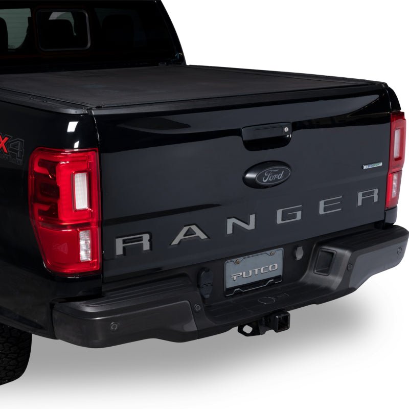 Putco 19 - 20 Ford Ranger - Black Platinum Tailgate Letters RANGER Exterior Styling offroad accessory | Iron Ridge Offroad