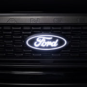 Putco 19 - 23 Ford Ranger Front Emblem Luminix Ford Led Grille Emblems Lights offroad accessory | Iron Ridge Offroad