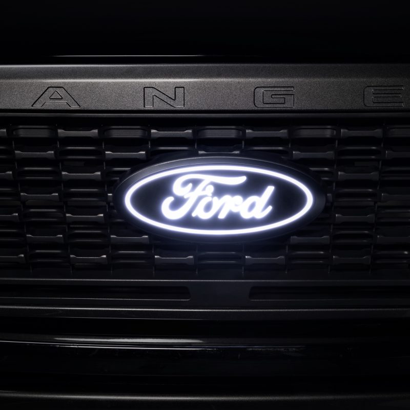 Putco 19 - 23 Ford Ranger Front Emblem Luminix Ford Led Grille Emblems Lights offroad accessory | Iron Ridge Offroad