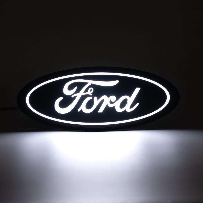 Putco 19 - 23 Ford Ranger Front Emblem Luminix Ford Led Grille Emblems Lights offroad accessory | Iron Ridge Offroad