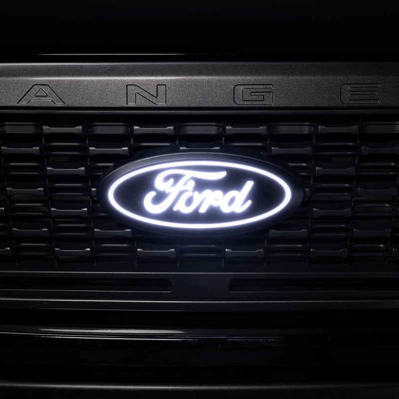Putco 19 - 23 Ford Ranger Front Emblem Luminix Ford Led Grille Emblems Lights offroad accessory | Iron Ridge Offroad