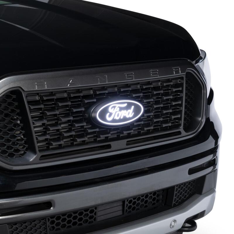 Putco 19 - 23 Ford Ranger Front Emblem Luminix Ford Led Grille Emblems Lights offroad accessory | Iron Ridge Offroad